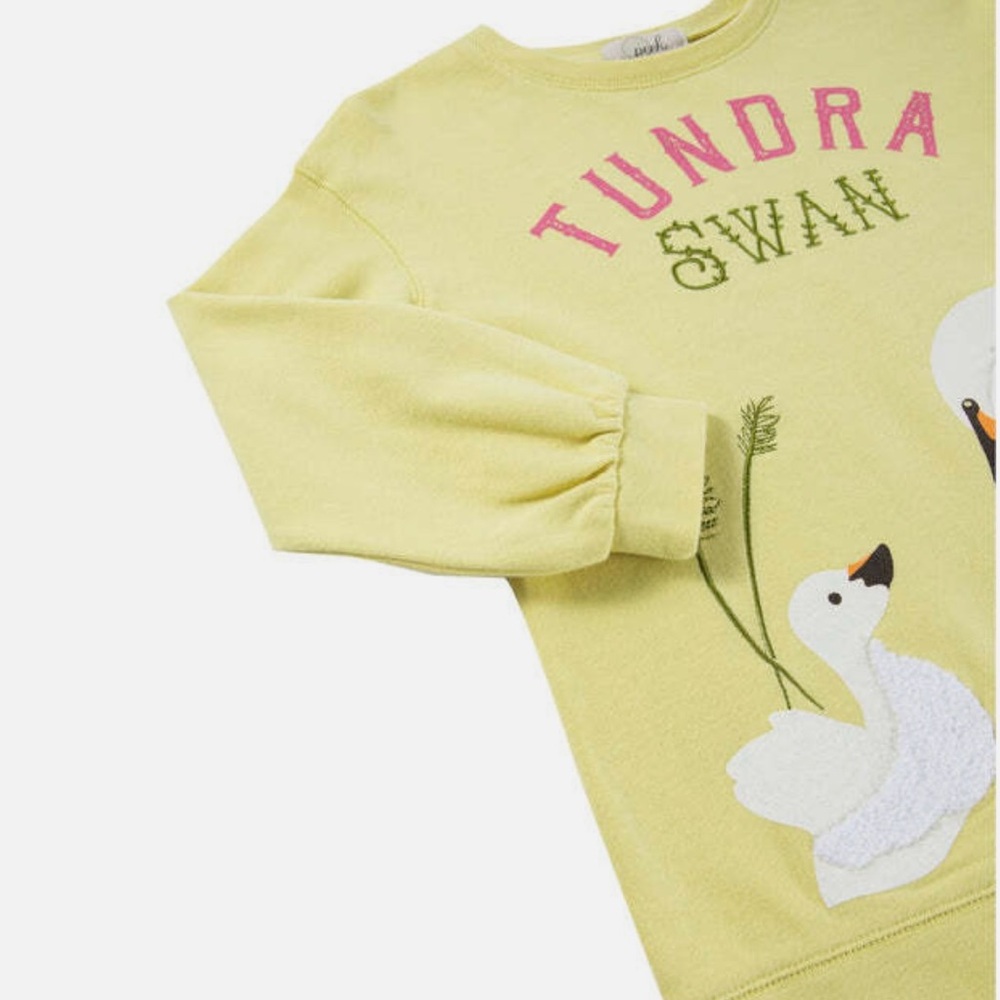 NWT Peek Kids Tundra Swan Shirt Size 6-7 - Picture 3 of 6